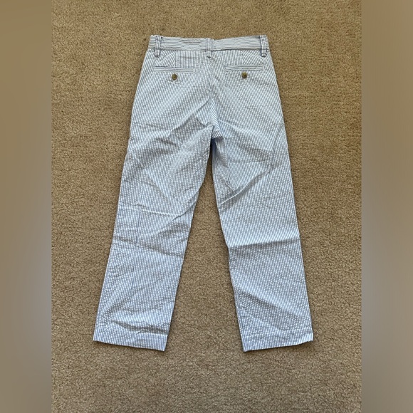 Janie and Jack kids boys STRIPED SEERSUCKER PANT - Picture 3 of 9
